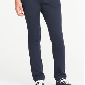 Old Navy Skinny Slim Girls Uniform Pant Navy Blue Size 6 NWOT